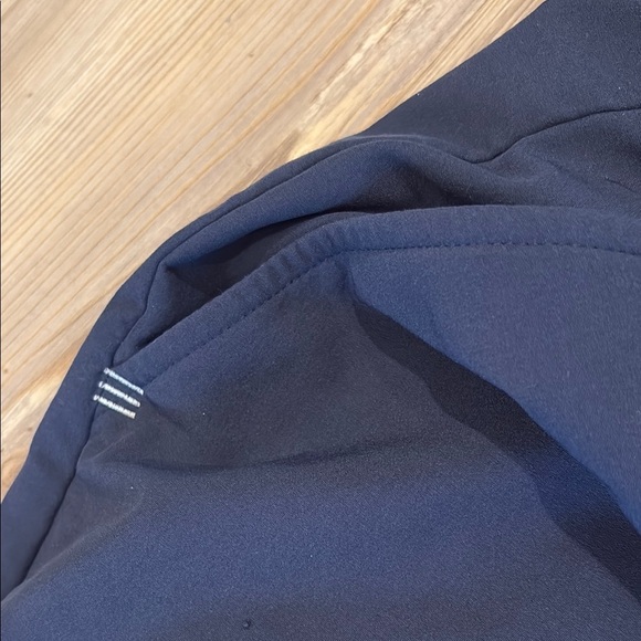 Adidas Blue Dress Pants Straight Leg Flat Front - Picture 4 of 7